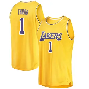 Los Angeles Lakers Swingman Gold Adou Thiero 2018/19 Jersey - Icon Edition - Men's
