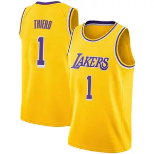 Los Angeles Lakers Swingman Gold Adou Thiero 2018/19 Jersey - Icon Edition - Men's