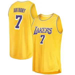 Los Angeles Lakers Swingman Gold Carmelo Anthony 2018/19 Jersey - Icon Edition - Men's