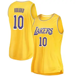 Los Angeles Lakers Swingman Gold Christian Koloko 2018/19 Jersey - Icon Edition - Women's