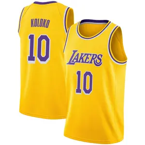 Los Angeles Lakers Swingman Gold Christian Koloko 2018/19 Jersey - Icon Edition - Youth