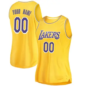 Los Angeles Lakers Swingman Gold Custom 2018/19 Jersey - Icon Edition - Women's