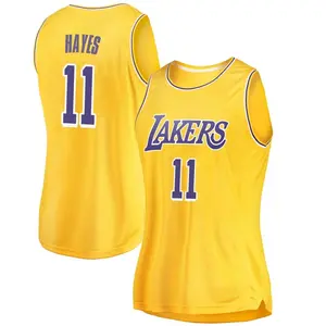 Los Angeles Lakers Swingman Gold Jaxson Hayes 2018/19 Jersey - Icon Edition - Women's