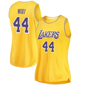 Los Angeles Lakers Swingman Gold Jerry West 2018/19 Jersey - Icon Edition - Women's
