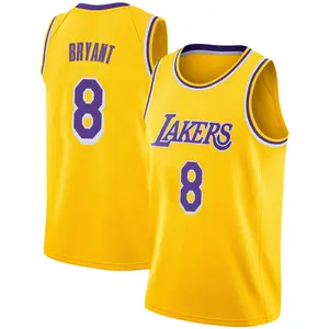 Los Angeles Lakers Swingman Gold Kobe Bryant 2018/19 Jersey - Icon Edition - Men's