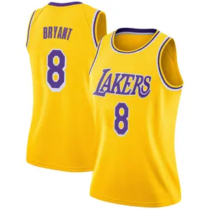 Los Angeles Lakers Swingman Gold Kobe Bryant 2018/19 Jersey - Icon Edition - Women's