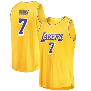 Los Angeles Lakers Swingman Gold Larry Nance 2018/19 Jersey - Icon Edition - Men's