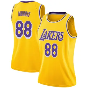 Los Angeles Lakers Swingman Gold Markieff Morris 2018/19 Jersey - Icon Edition - Women's