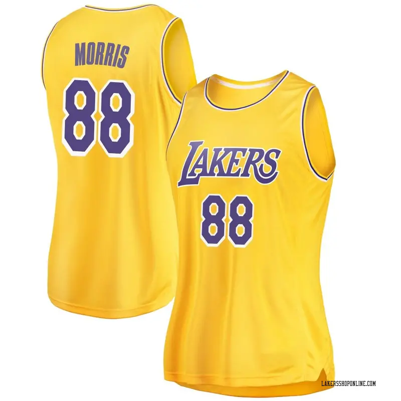 Los Angeles Lakers Swingman Gold Markieff Morris 2018/19 Jersey - Icon Edition - Women's