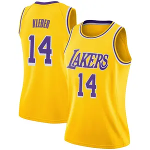 Los Angeles Lakers Swingman Gold Maxi Kleber 2018/19 Jersey - Icon Edition - Women's
