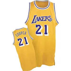 Los Angeles Lakers Swingman Gold Michael Cooper Throwback Jersey - Men's
