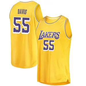 Los Angeles Lakers Swingman Gold RJ Davis 2018/19 Jersey - Icon Edition - Men's