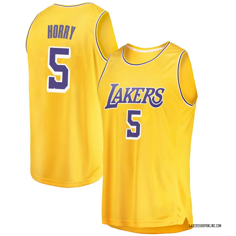 Los Angeles Lakers Swingman Gold Robert Horry 2018/19 Jersey - Icon Edition - Men's