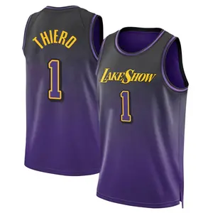 Los Angeles Lakers Swingman Purple Adou Thiero 2024/25 City Edition Jersey - Youth