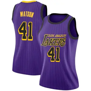 Los Angeles Lakers Swingman Purple Anton Watson 2018/19 Jersey - City Edition - Women's