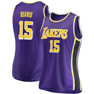 Los Angeles Lakers Swingman Purple Austin Reaves 2018/19 Jersey - Statement Edition - Women's