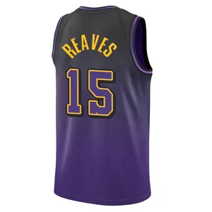Los Angeles Lakers Swingman Purple Austin Reaves 2024/25 City Edition Jersey - Men's