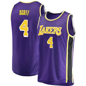 Los Angeles Lakers Swingman Purple Byron Scott 2018/19 Jersey - Statement Edition - Youth