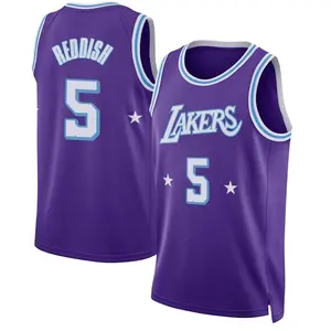 Los Angeles Lakers Swingman Purple Cam Reddish 2021/22 City Edition Jersey - Youth