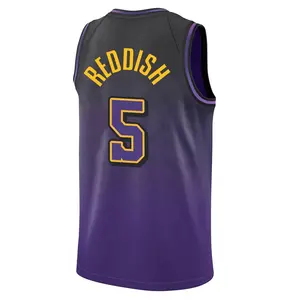Los Angeles Lakers Swingman Purple Cam Reddish 2024/25 City Edition Jersey - Youth