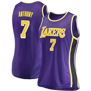 Los Angeles Lakers Swingman Purple Carmelo Anthony 2018/19 Jersey - Statement Edition - Women's