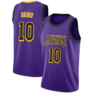 Los Angeles Lakers Swingman Purple Christian Koloko 2018/19 Jersey - City Edition - Men's