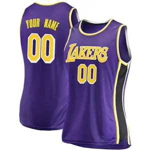 Los Angeles Lakers Swingman Purple Custom 2018/19 Jersey - Statement Edition - Women's