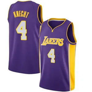 Los Angeles Lakers Swingman Purple Dalton Knecht Jersey - Statement Edition - Men's