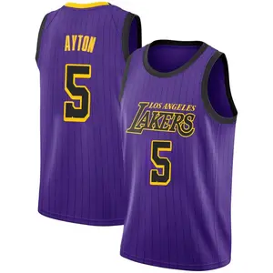 Los Angeles Lakers Swingman Purple Deandre Ayton 2018/19 Jersey - City Edition - Men's