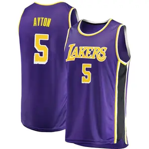 Los Angeles Lakers Swingman Purple Deandre Ayton 2018/19 Jersey - Statement Edition - Men's
