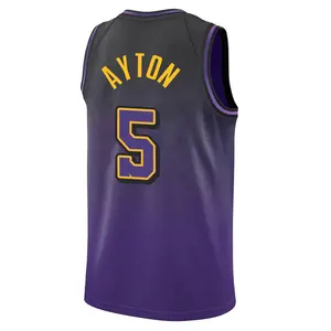 Los Angeles Lakers Swingman Purple Deandre Ayton 2024/25 City Edition Jersey - Youth