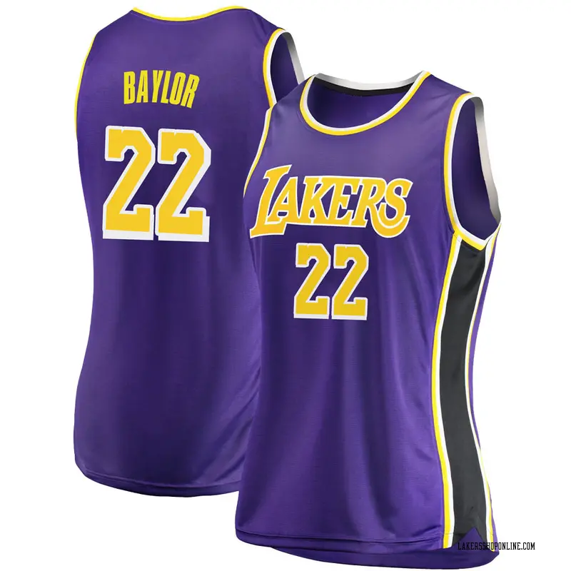 Los Angeles Lakers Swingman Purple Elgin Baylor 2018/19 Jersey - Statement Edition - Women's
