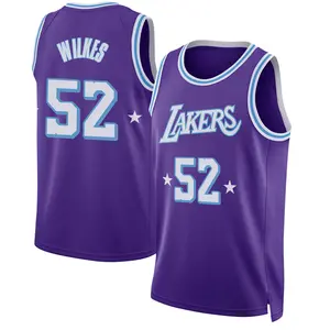Los Angeles Lakers Swingman Purple Jamaal Wilkes 2021/22 City Edition Jersey - Youth