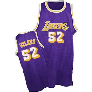 Los Angeles Lakers Swingman Purple Jamaal Wilkes Throwback Jersey - Men's