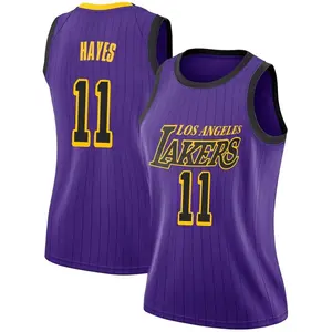Los Angeles Lakers Swingman Purple Jaxson Hayes 2018/19 Jersey - City Edition - Women's