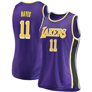 Los Angeles Lakers Swingman Purple Jaxson Hayes 2018/19 Jersey - Statement Edition - Women's