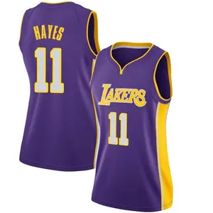 Los Angeles Lakers Swingman Purple Jaxson Hayes Jersey - Statement Edition - Women's