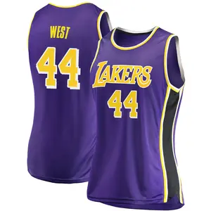 Los Angeles Lakers Swingman Purple Jerry West 2018/19 Jersey - Statement Edition - Women's