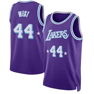Los Angeles Lakers Swingman Purple Jerry West 2021/22 City Edition Jersey - Men's