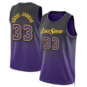 Los Angeles Lakers Swingman Purple Kareem Abdul-Jabbar 2024/25 City Edition Jersey - Men's