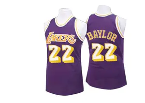 Los Angeles Lakers Swingman Purple Kareem Abdul-Jabbar Throwback Jersey - Men's