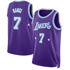 Los Angeles Lakers Swingman Purple Larry Nance 2021/22 City Edition Jersey - Youth