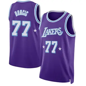 Los Angeles Lakers Swingman Purple Luka Doncic 2021/22 City Edition Jersey - Youth