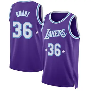 Los Angeles Lakers Swingman Purple Marcus Smart 2021/22 City Edition Jersey - Youth