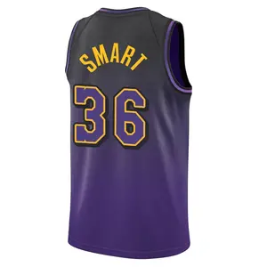 Los Angeles Lakers Swingman Purple Marcus Smart 2024/25 City Edition Jersey - Men's