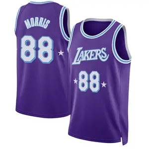 Los Angeles Lakers Swingman Purple Markieff Morris 2021/22 City Edition Jersey - Men's