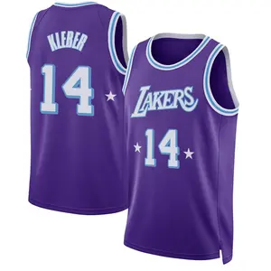 Los Angeles Lakers Swingman Purple Maxi Kleber 2021/22 City Edition Jersey - Youth