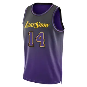 Los Angeles Lakers Swingman Purple Maxi Kleber 2024/25 City Edition Jersey - Youth