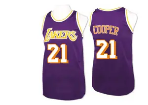 Los Angeles Lakers Swingman Purple Michael Cooper Throwback Jersey - Men's