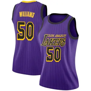 Los Angeles Lakers Swingman Purple Nate Williams 2018/19 Jersey - City Edition - Women's